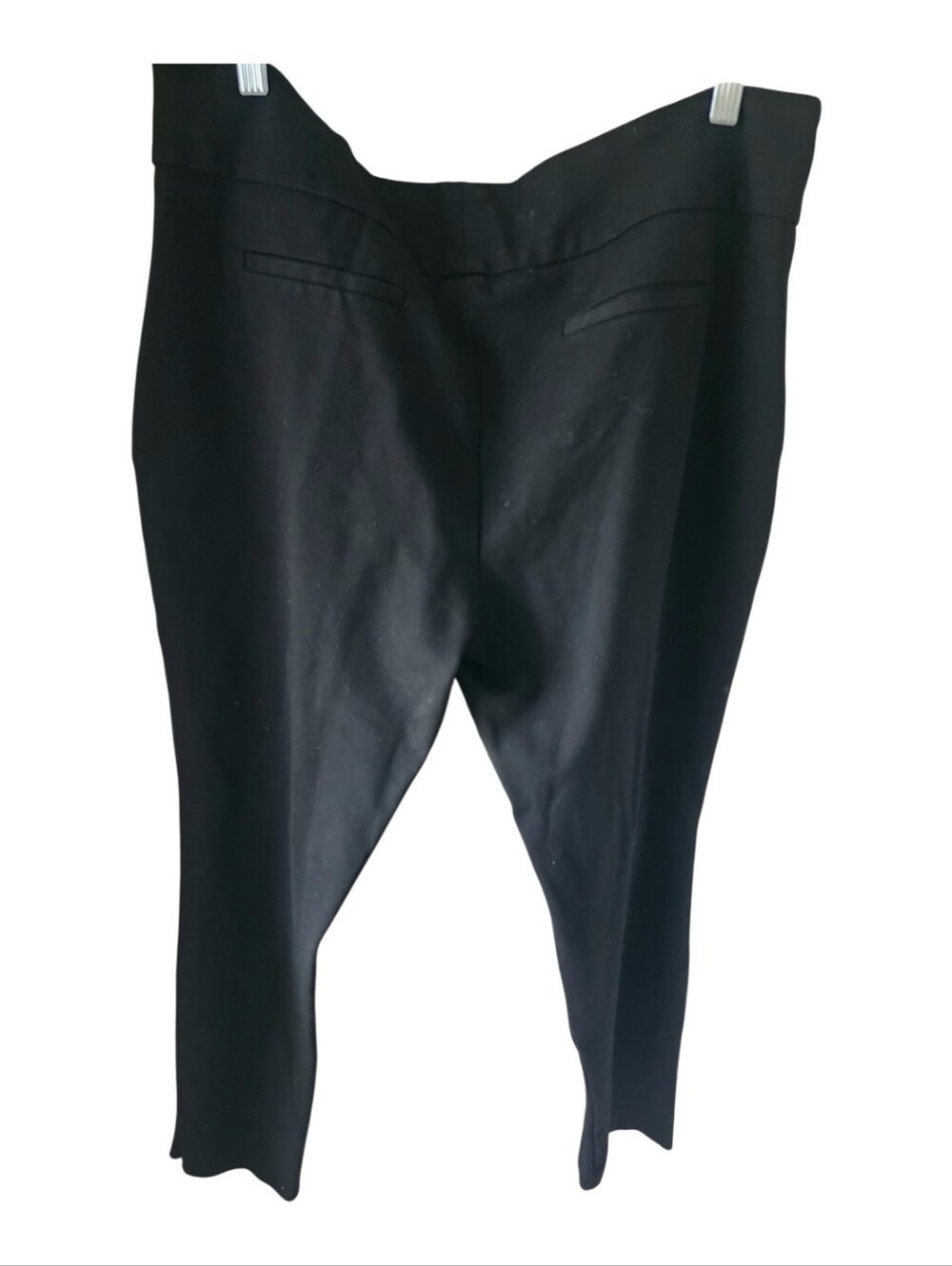 Dalia Black Heavyweight Ponte Knit Pull On Dress Pants Slacks Size Xl